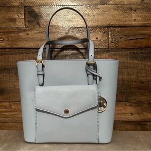 Leather Tote Bag by Michael Kors